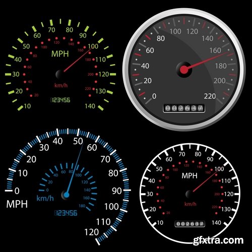 Collection of of automotive sensors 25 Eps