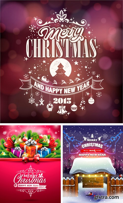 Amazing SS - Christmas Greeting Card 2, 25xEPS