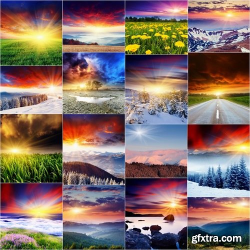 Collection of various sunsets on the planet #2-25 UHQ Jpeg