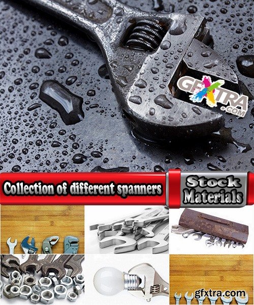 Collection of different spanners 25 UHQ Jpeg