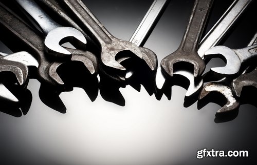 Collection of different spanners 25 UHQ Jpeg