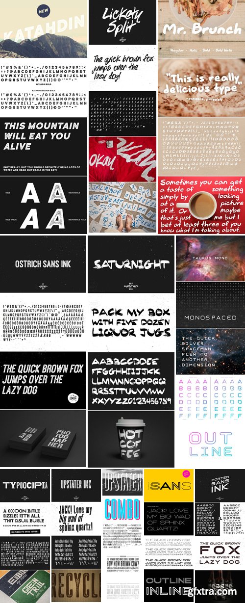 Finck Font Extravaganza - Megabundle 49$