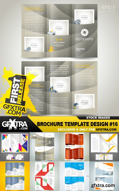 Brochure Template Design #16 - 25 Vector