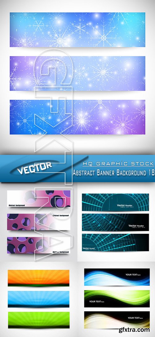 Stock Vector - Abstract Banner Background 18