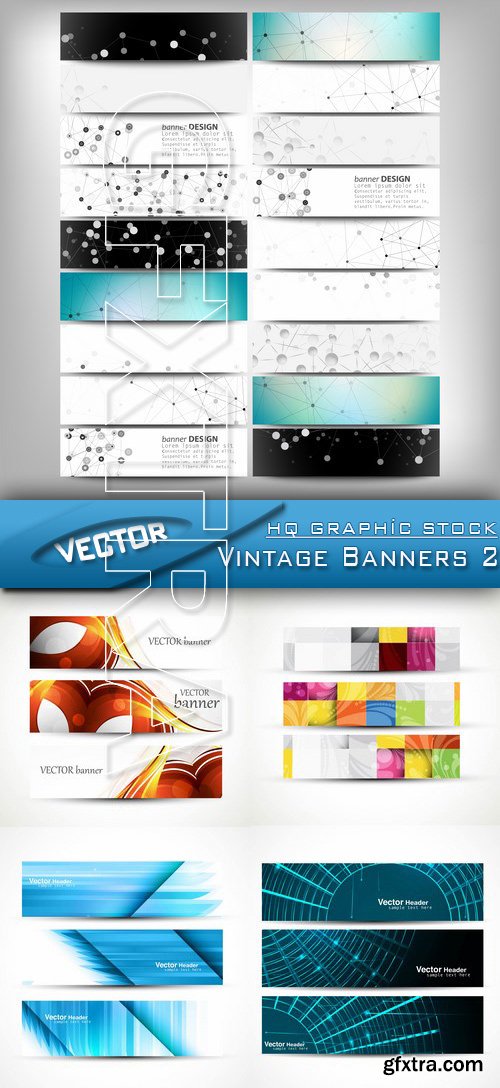 Stock Vector - Vintage Banners 2