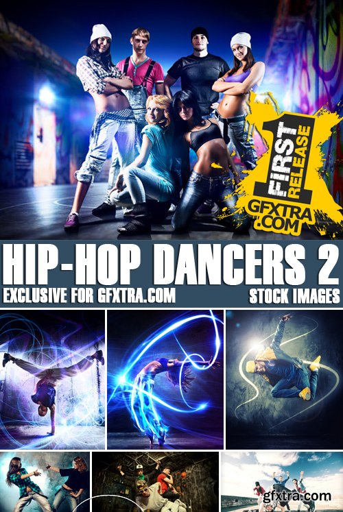 Stock Photos - Hip-Hop Dancers 2, 25xJPG