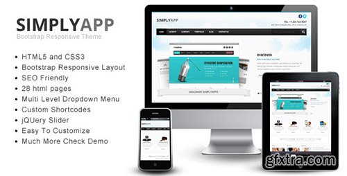 ThemeForest - Simplyapp - Bootstrap Responsive HTML Template - FULL