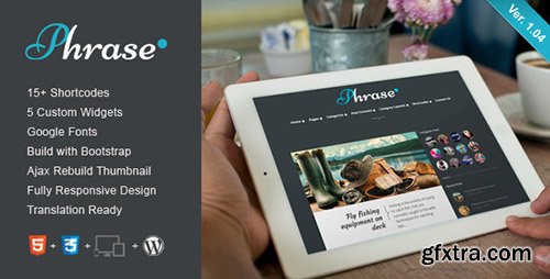 ThemeForest - Phrase V1.0.2 - Responsive WordPress Blog Theme