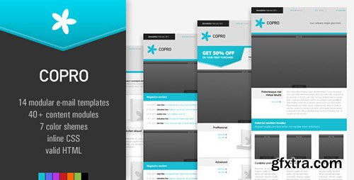 ThemeForest - COPRO v1.4 - 14 E-mail Templates - FULL