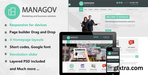 ThemeForest - Managov v1.0 - Multi Purpose WordPress Theme