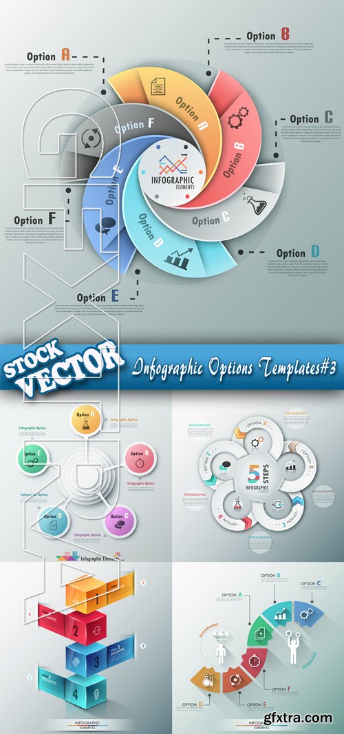 Stock Vector - Infographic Options Templates#3