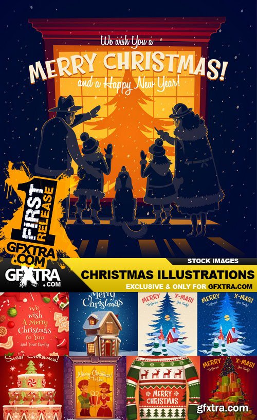 Christmas Illustrations - 25 Vector