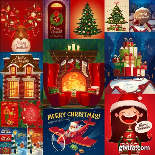 Christmas Illustrations - 25 Vector