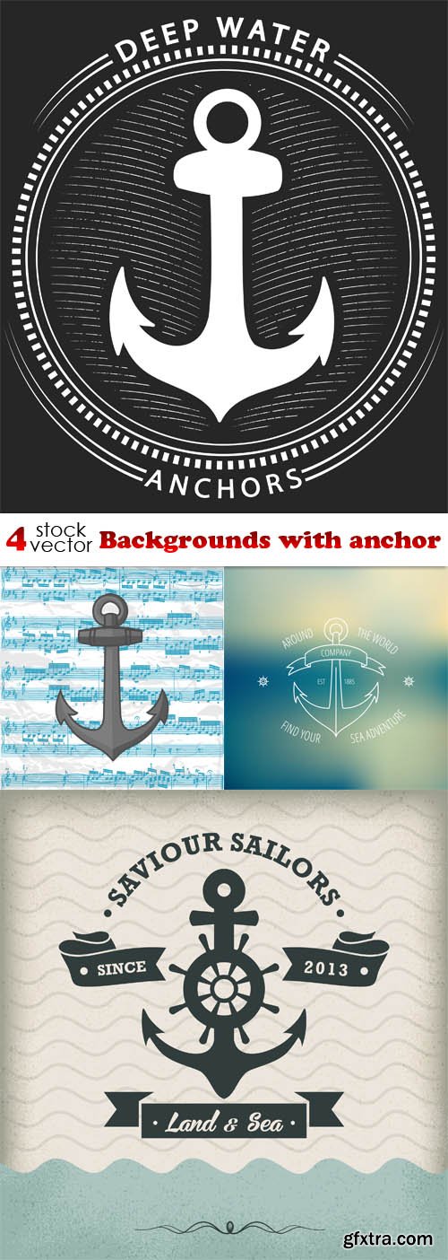 Vectors - Backgrounds with anchor