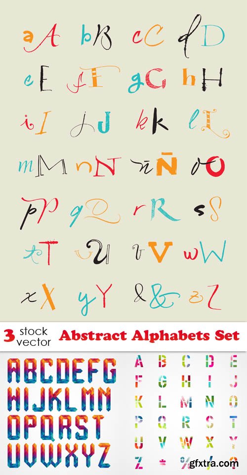 Vectors - Abstract Alphabets Set