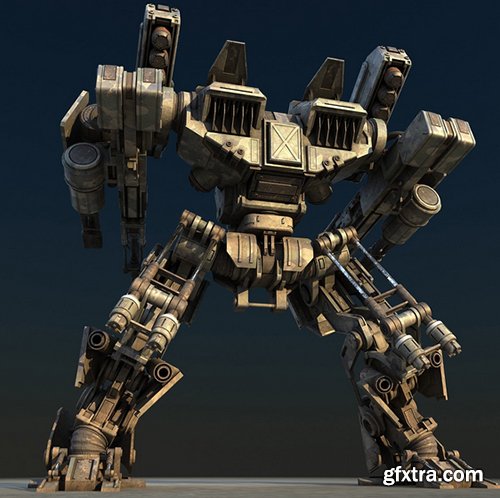 Turbosquid 3D Models: Warrior 1 (Battle Mech)