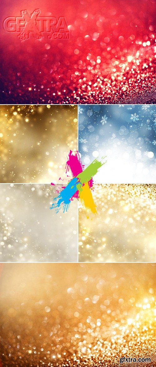 Stock Photo - Sparkling Shristmas Backgrounds