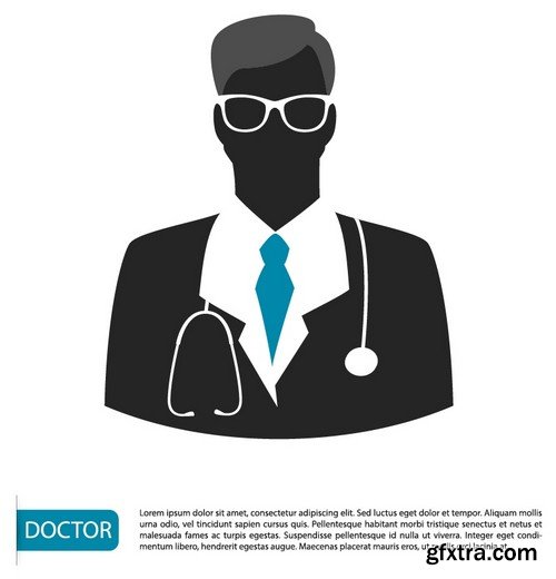 Stock Vectors - Medical background 6, 25xEPS