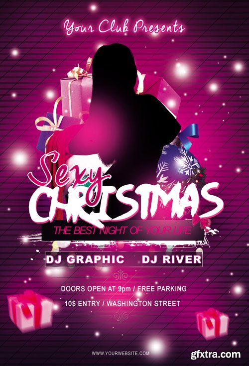 Sexy Christmas Flyer Template