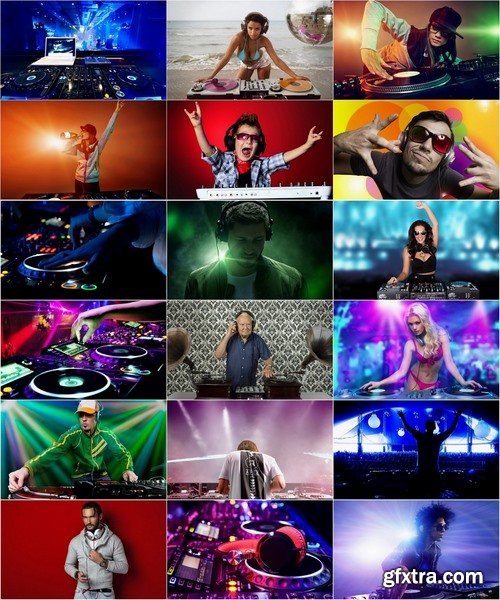 Collection of different DJs 25 UHQ Jpeg