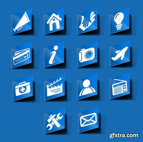 Collection elements of infographics vector image #12-25 Eps