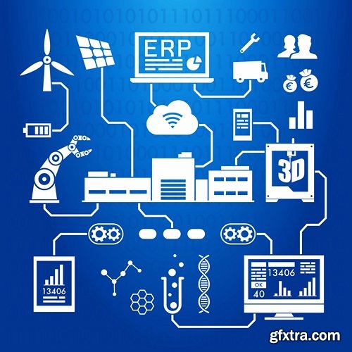 Collection elements of infographics vector image #12-25 Eps