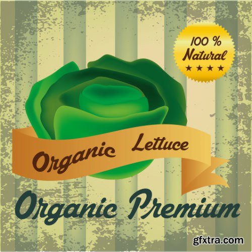 Organic Product Vectors 25xEPS