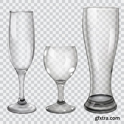 Collection of images of beer glasses vector image 25 Eps