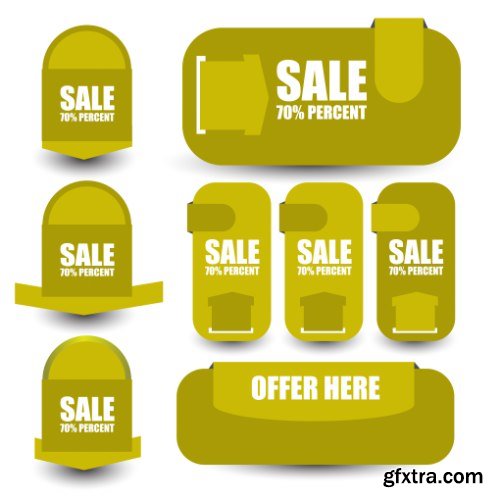 Sale Banner and Tags 50xEPS