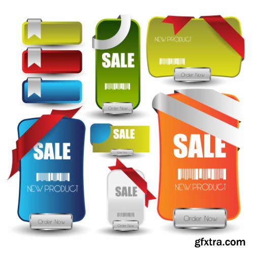 Sale Banner and Tags 50xEPS