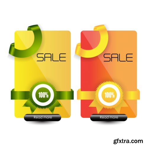 Sale Banner and Tags 50xEPS