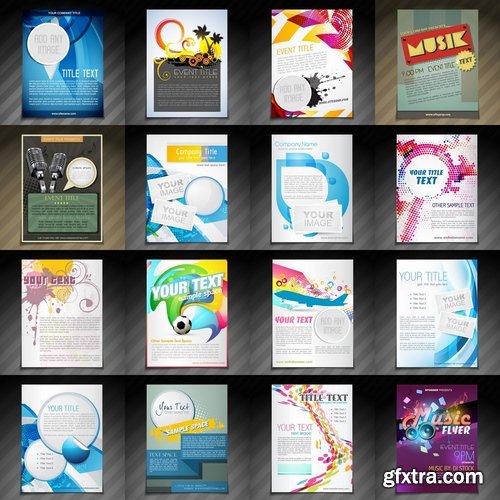 Collection of different flyers #3-25 Eps
