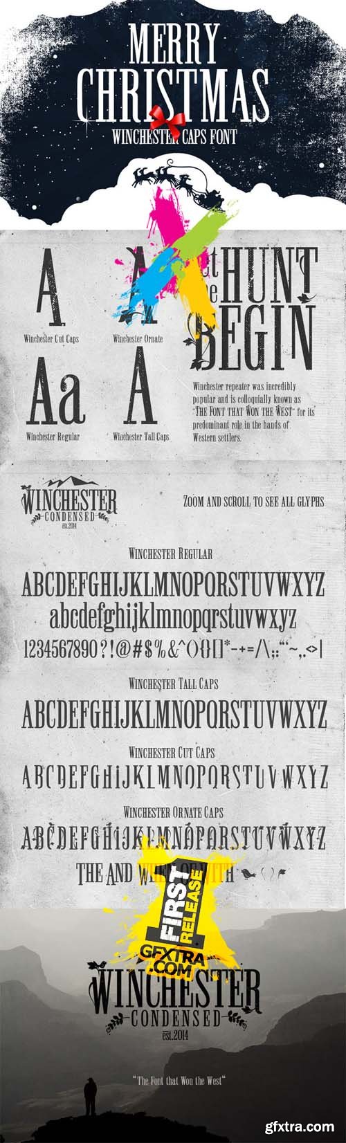 Winchester Condensed Font