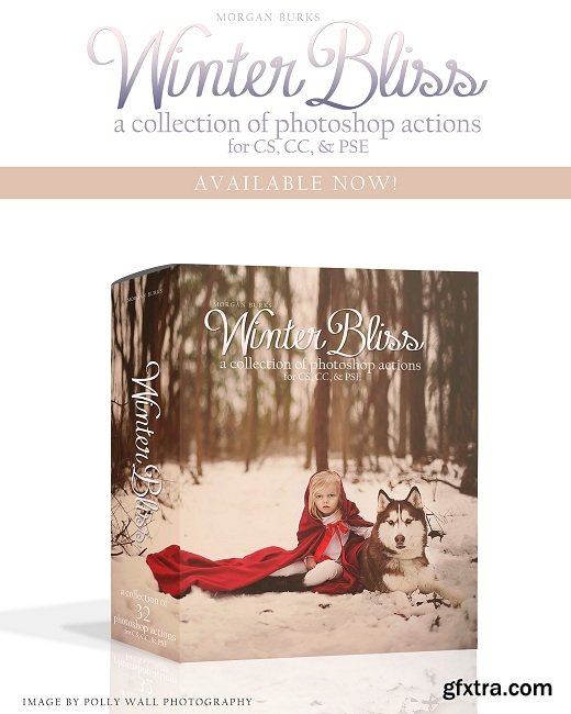 Morgan Burks - Winter Bliss Collection of Photoshop Actions