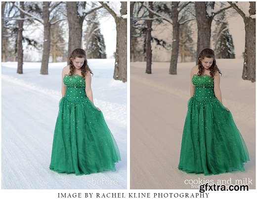 Morgan Burks - Winter Bliss Collection of Photoshop Actions