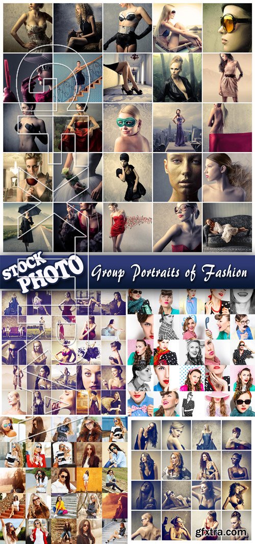 Stock Photo - Group Portraits of Fashion