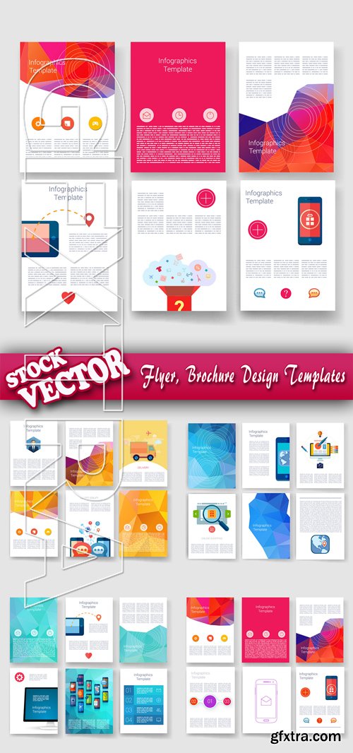 Stock Vector - Flyer, Brochure Design Templates