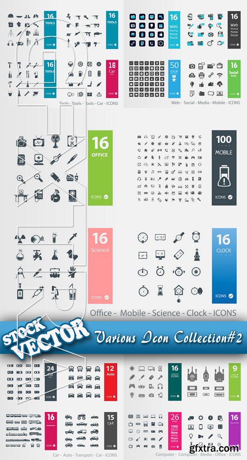 Stock Vector - Various Icon Collection#2