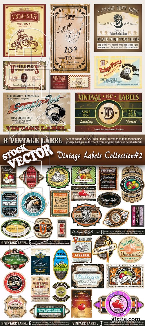 Stock Vector - Vintage Labels Collection#2