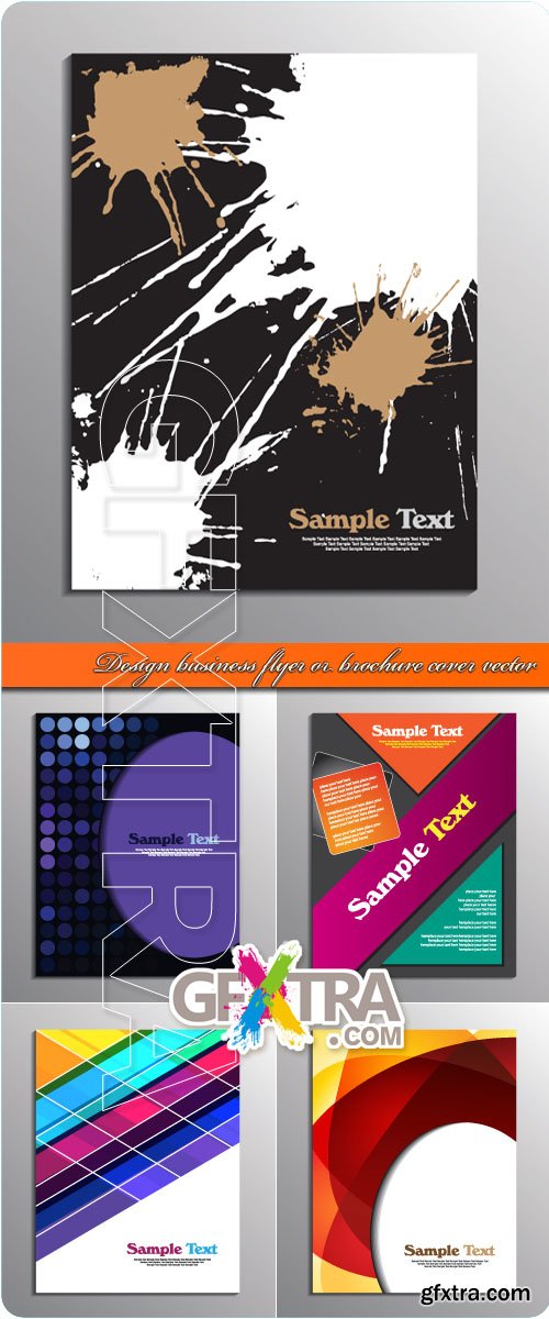 Design business flyer or brochure cover vector