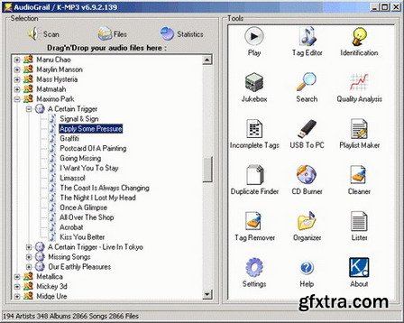 KC Softwares AudioGrail v7.3.3.193 ML Portable