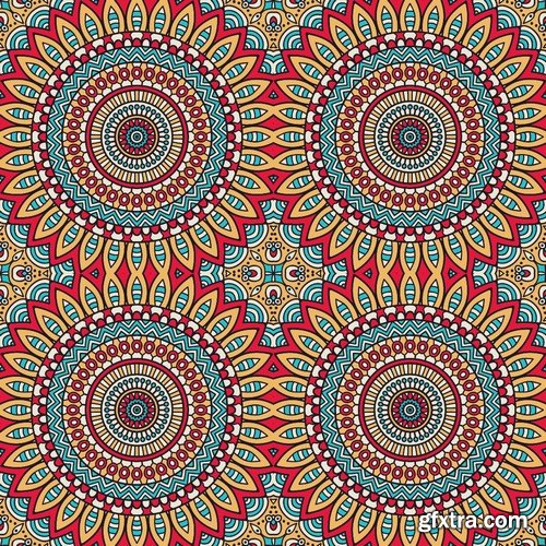 Stock Vectors - Mandala 4, 25xEPS