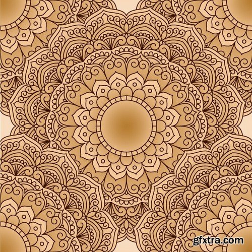 Stock Vectors - Mandala 4, 25xEPS