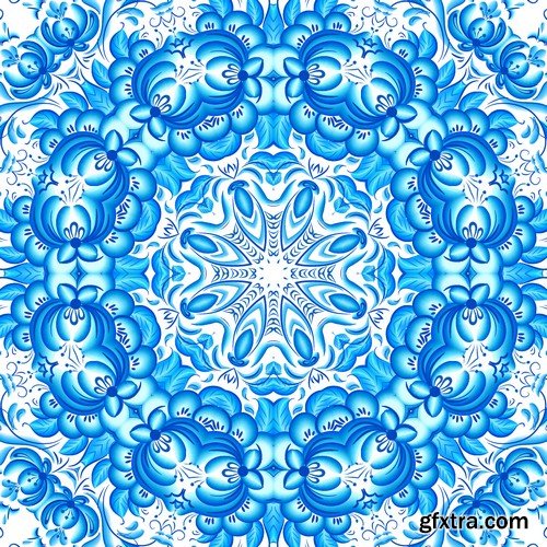 Stock Vectors - Mandala 4, 25xEPS