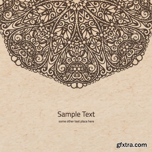 Stock Vectors - Mandala 4, 25xEPS