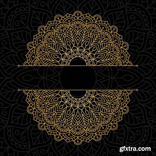 Stock Vectors - Mandala 4, 25xEPS