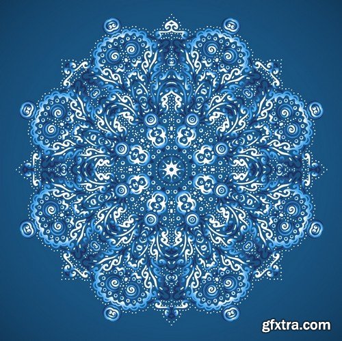 Stock Vectors - Mandala 4, 25xEPS