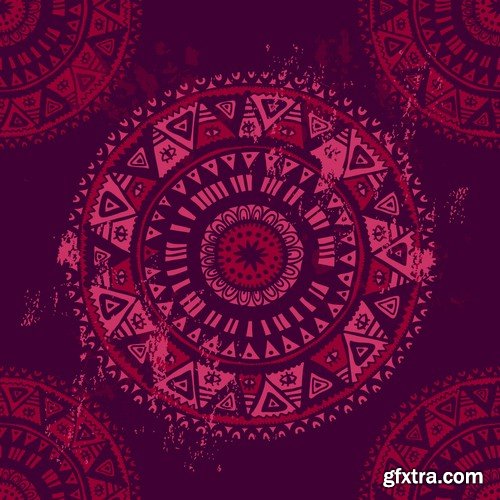 Stock Vectors - Mandala 4, 25xEPS