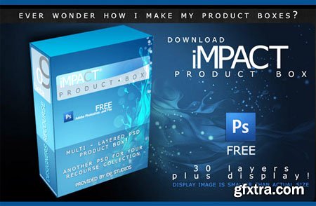 iMPACT Product Box PSD