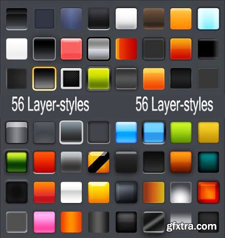 56 Photoshop Layer Styles